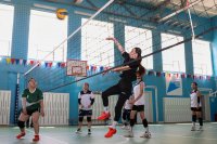 На спартакиаде разгорелись волейбольные баталии