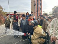 Экскурсия в пожарную часть для юных талантов