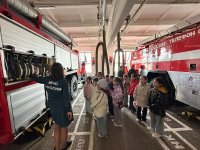 Экскурсия в пожарную часть для юных талантов