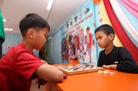 Шашечный поединок дружбы