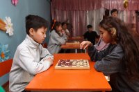 Шашечный поединок дружбы