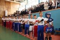 Юные бойцы на ринге: в Байконуре прошло Первенство по кикбоксингу